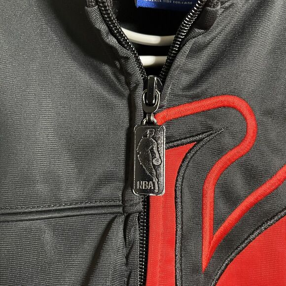 Los Angeles LA Clippers NBA Jacket Blue Label UNK Pockets Black Red Youth Medium - Picture 7 of 10